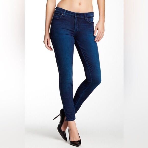 CJ by Cookie Johnson Justified Skinny Jeans Dark Wash Size 24 - Picture 1 of 6